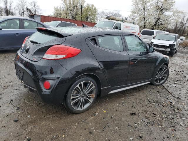 2016 Hyundai Veloster VIN KMHTC6AE8GU255401 Copart auction photo, undercarriage / front end damage thumbnail 3