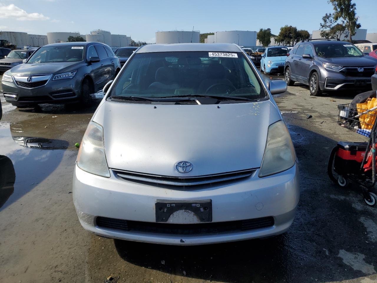 2006 Toyota Prius VIN JTDKB20U863149877 Copart auction photo, side / rear end damage thumbnail 5