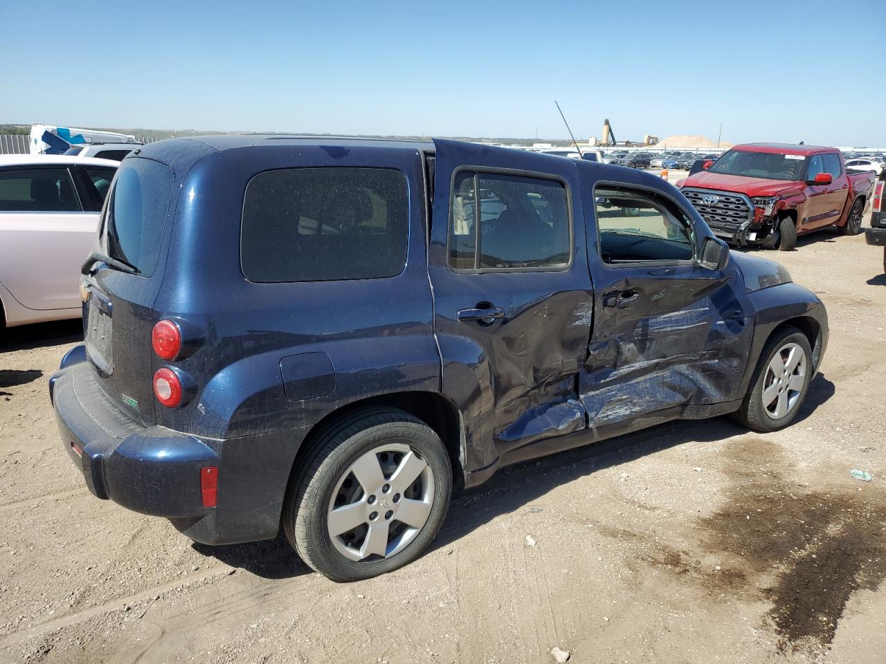2011 Chevrolet HHR VIN 3GNBAAFWXBS635897 Copart auction photo, all over damage thumbnail 3