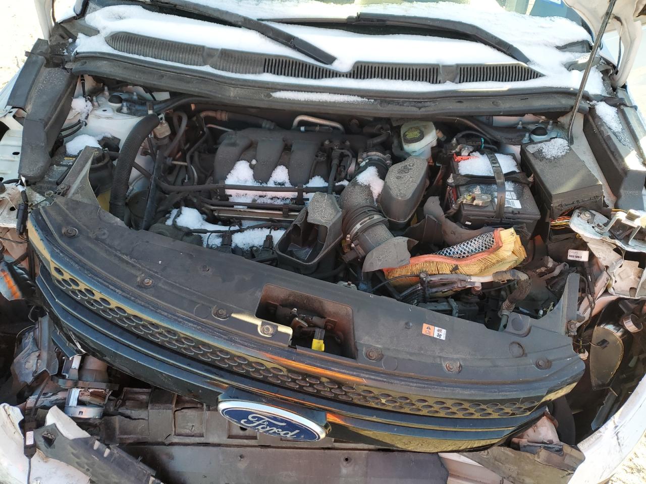 2015 Ford Explorer VIN 1FM5K8AR4FGC16456 Copart auction photo, front end damage thumbnail 12