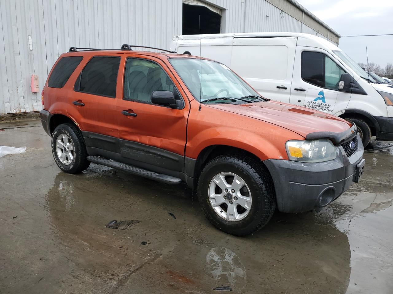 2007 Ford Escape VIN 1FMCU93137KA28475 Copart auction photo, side damage thumbnail 4