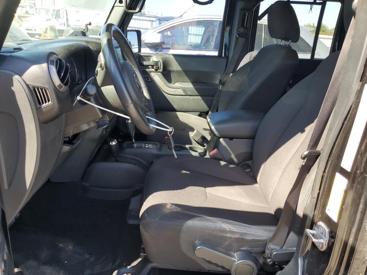 2017 Jeep Wrangler VIN 1C4HJWDG7HL683898 Copart auction photo, side damage thumbnail 7