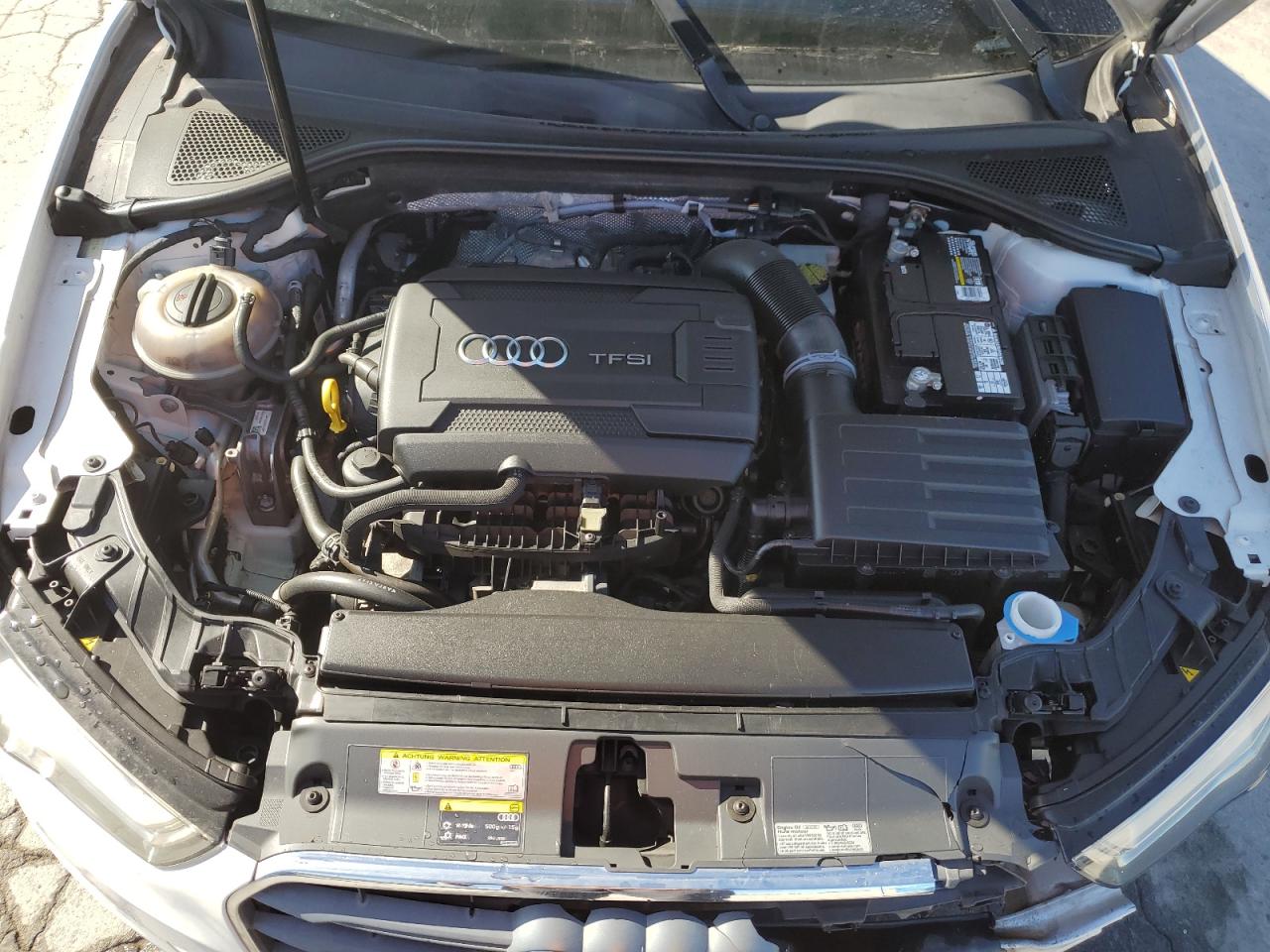 2015 Audi A3 VIN WAUACGFF4F1005816 Copart auction photo, front end damage thumbnail 11