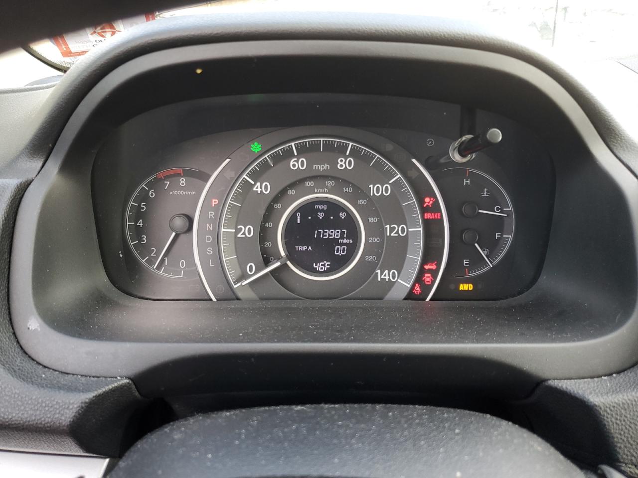 2015 Honda CR-V VIN 2HKRM4H59FH669267 Copart auction photo, front end damage thumbnail 9