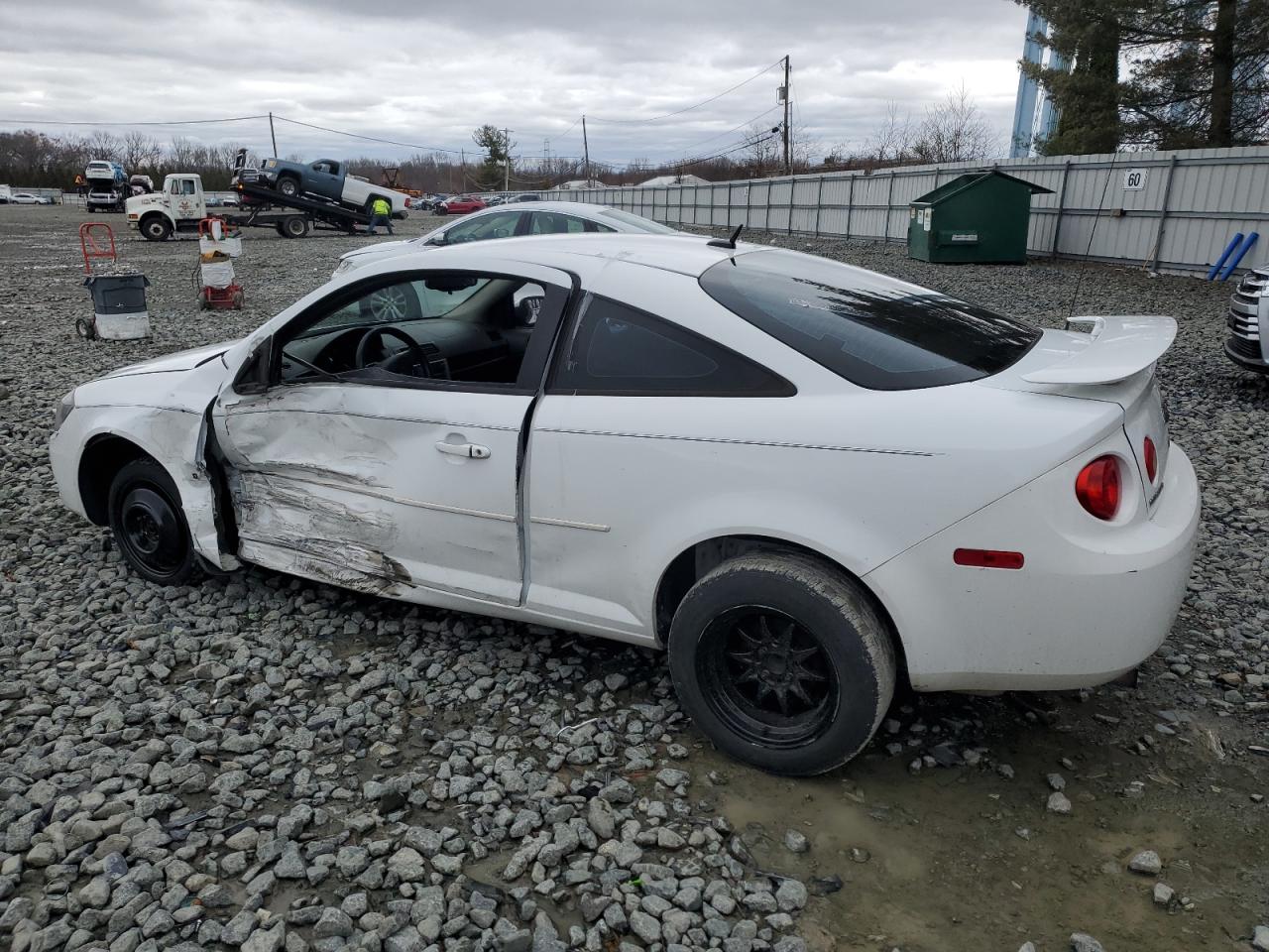 2008 Chevrolet Cobalt VIN 1G1AL18F387337591 Copart auction photo, side / front end damage thumbnail 2