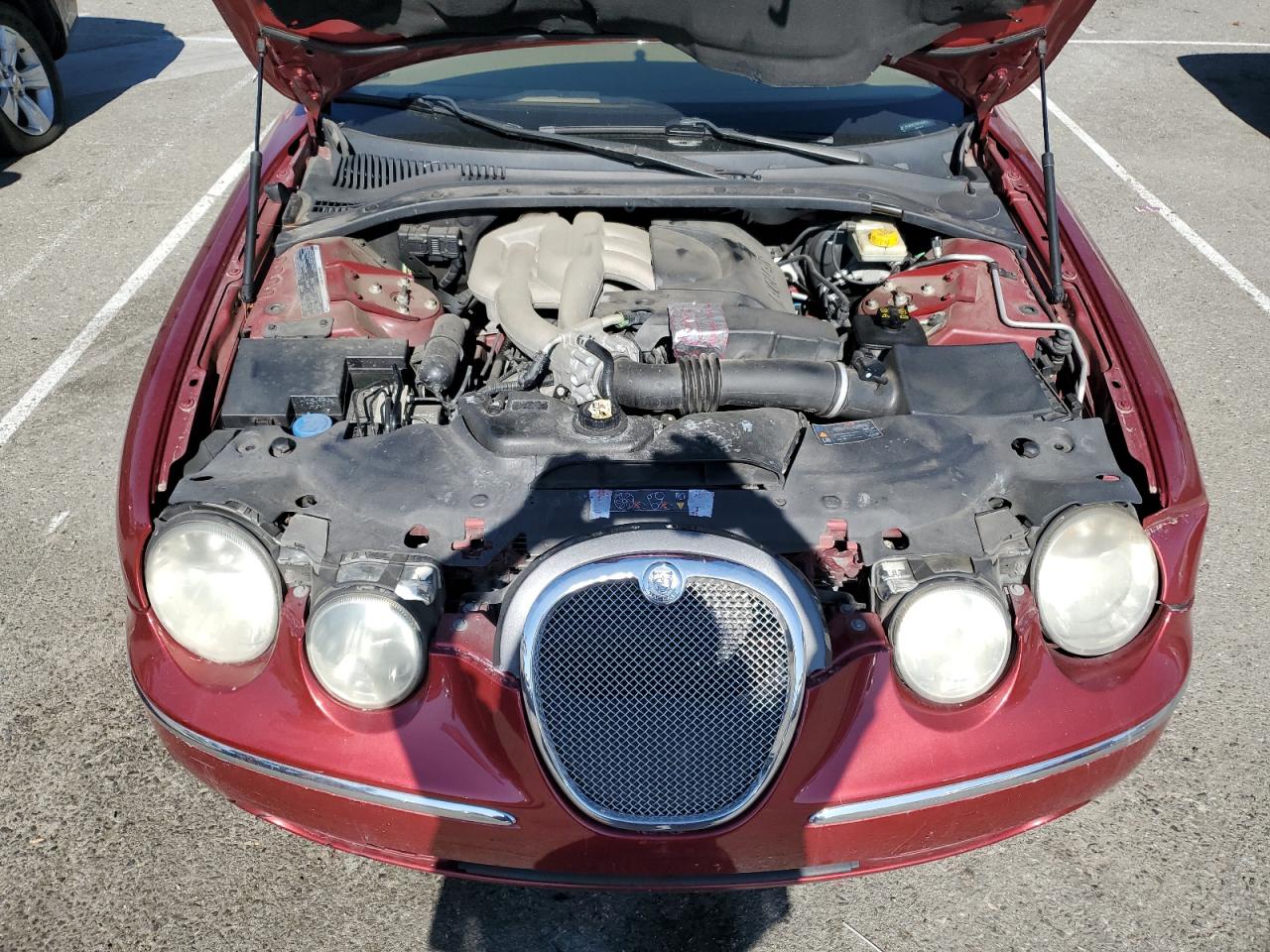 2006 Jaguar S-Type VIN SAJWA01AX6FN56676 Copart auction photo, vandalism damage thumbnail 11