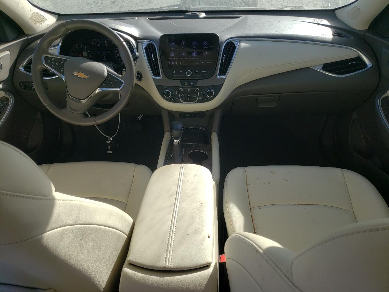 2021 Chevrolet Malibu VIN 1G1ZD5ST9MF078417 Copart auction photo, top/roof damage thumbnail 8