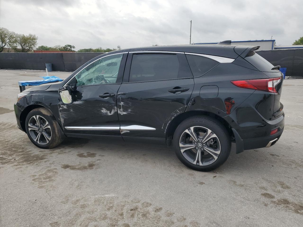 2024 Acura RDX VIN 5J8TC2H76RL019876 Copart auction photo, side / front end damage thumbnail 2