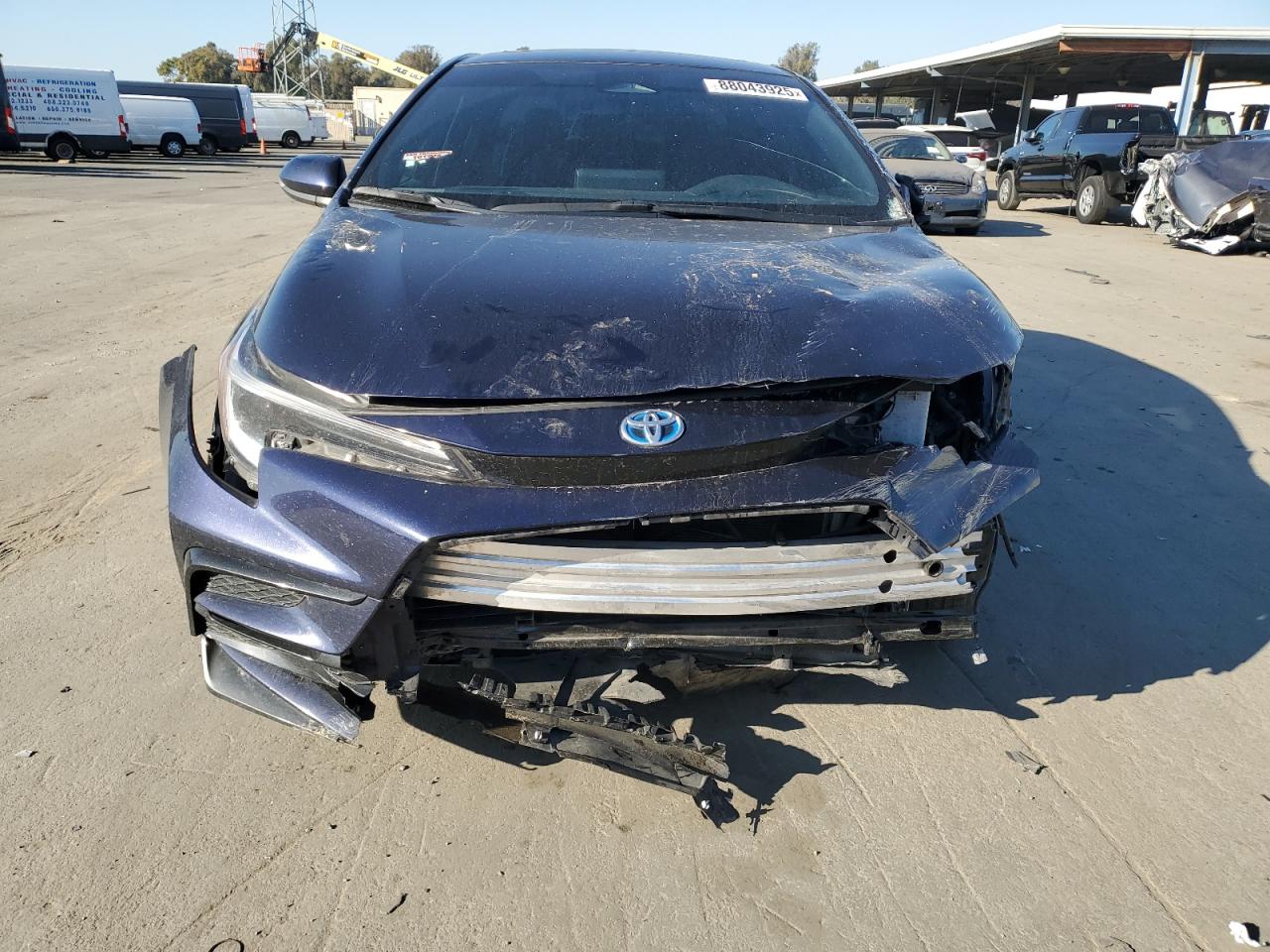 2024 Toyota Corolla VIN JTDBCMFE8RJ027450 Copart auction photo, front end / side damage thumbnail 5