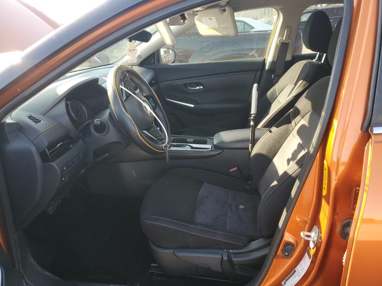 2020 Nissan Sentra VIN 3N1AB8DV7LY312266 Copart auction photo, side / front end damage thumbnail 7