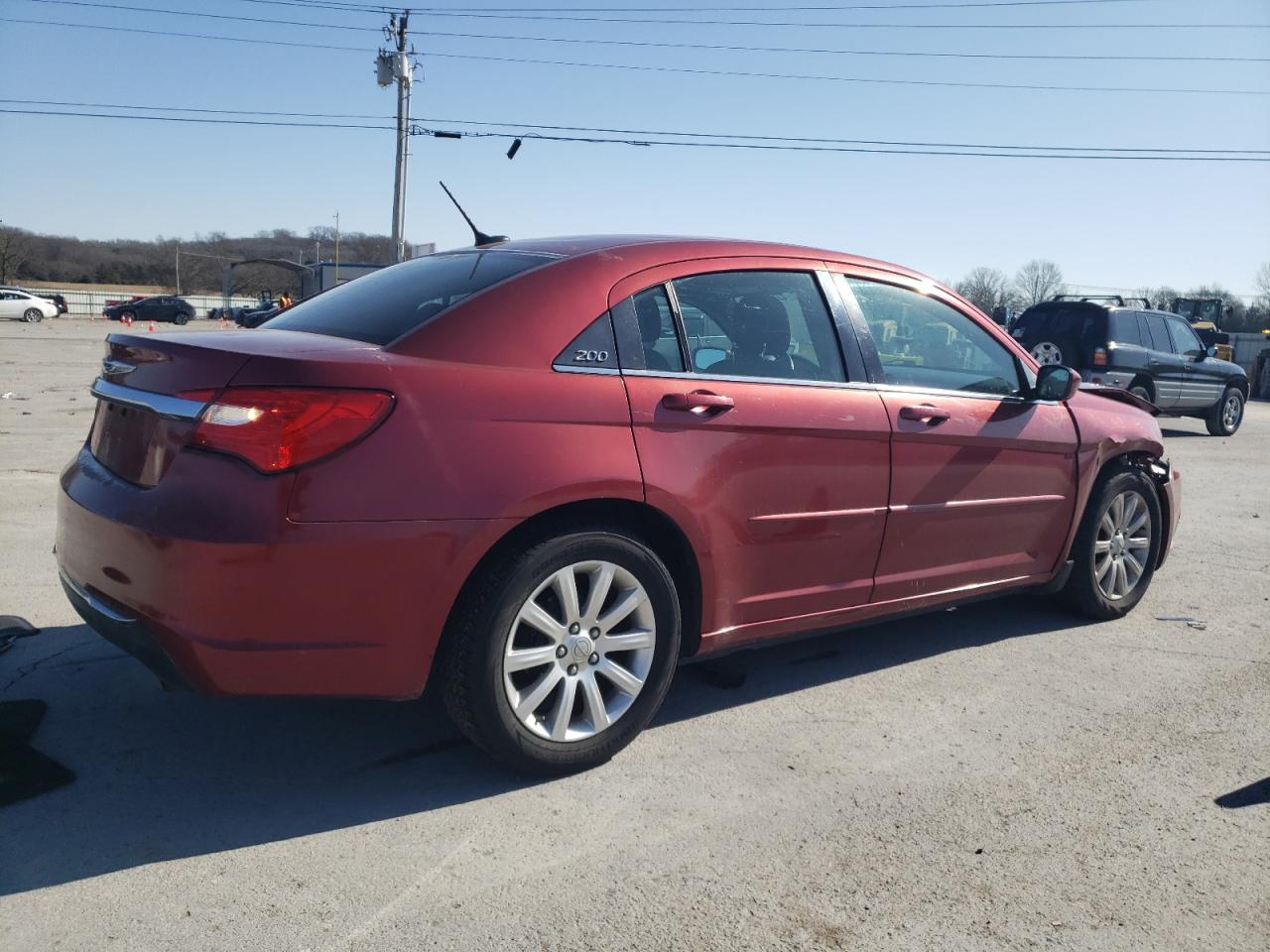 2013 Chrysler 200 VIN 1C3CCBBB4DN732871 Copart auction photo, front end damage thumbnail 3