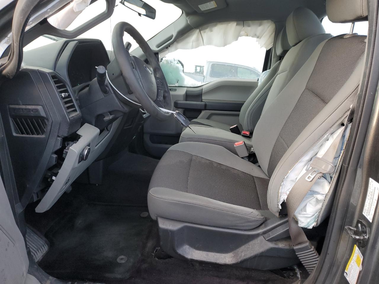 2017 Ford F-150 VIN 1FTMF1EP3HKD07867 Copart auction photo, side / front end damage thumbnail 7