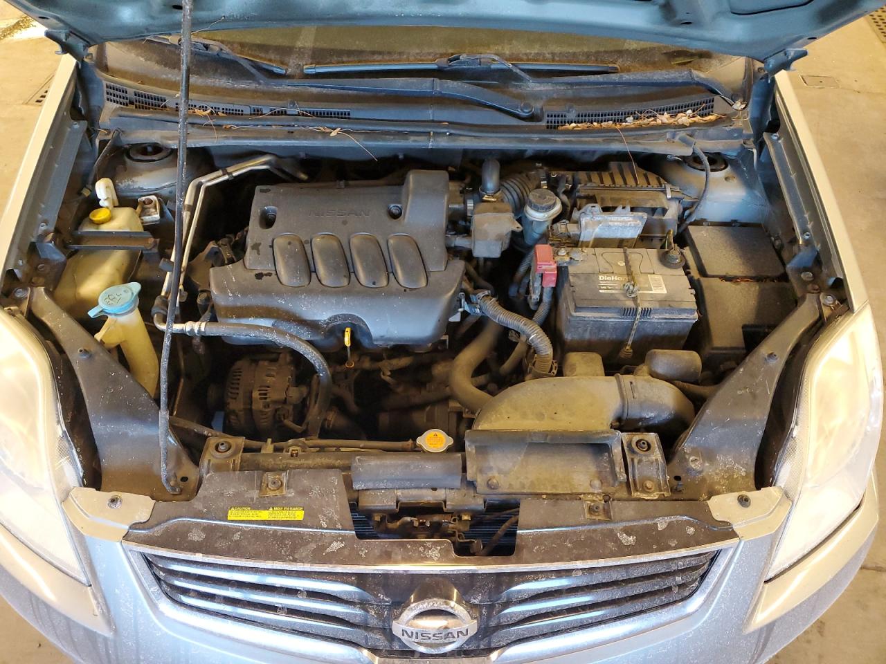 2012 Nissan Sentra VIN 3N1AB6AP8CL662433 Copart auction photo, rear end / front end damage thumbnail 11