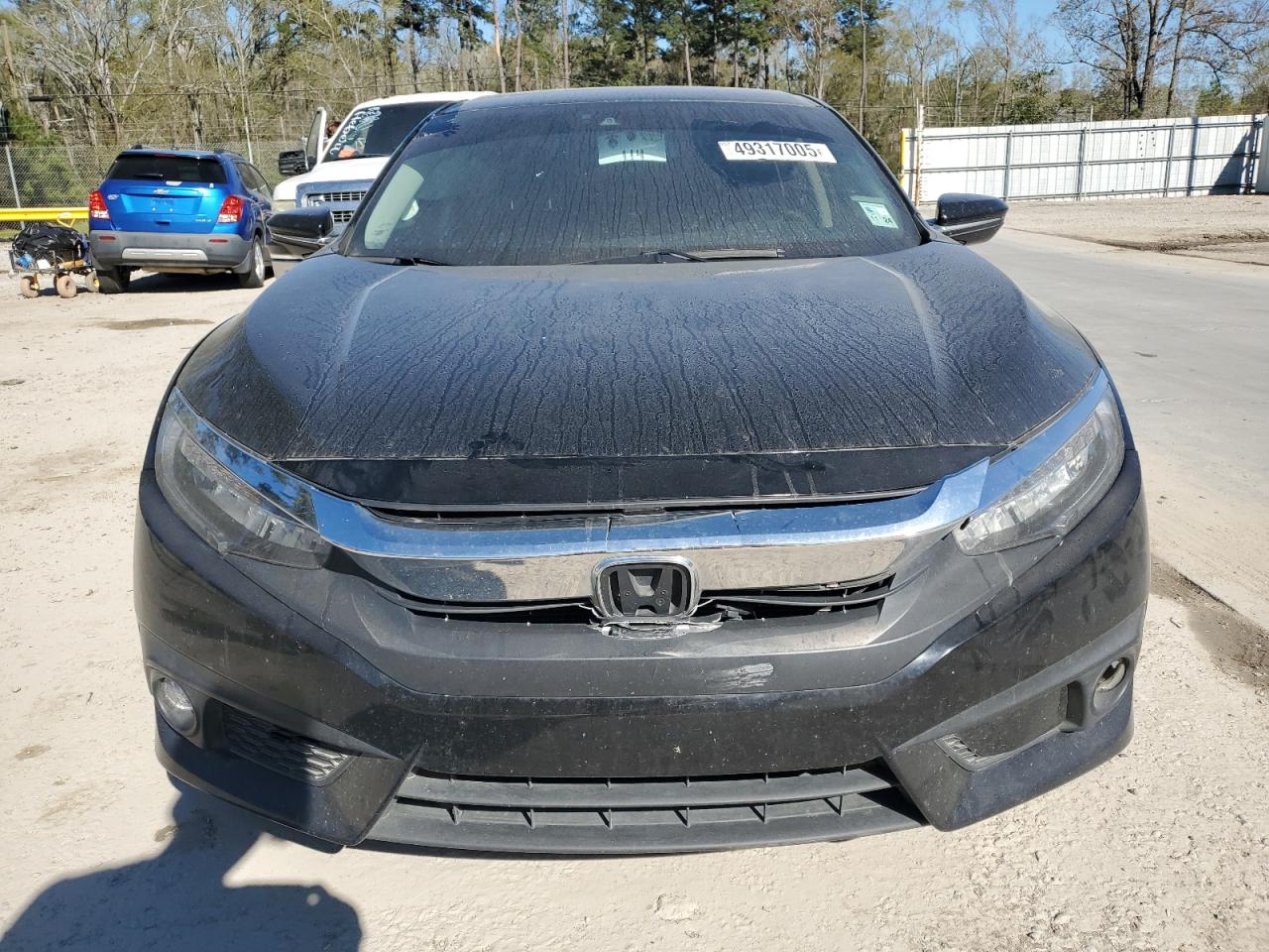 2018 Honda Civic VIN JHMFC1F98JX001983 Copart auction photo, side / rear end damage thumbnail 5