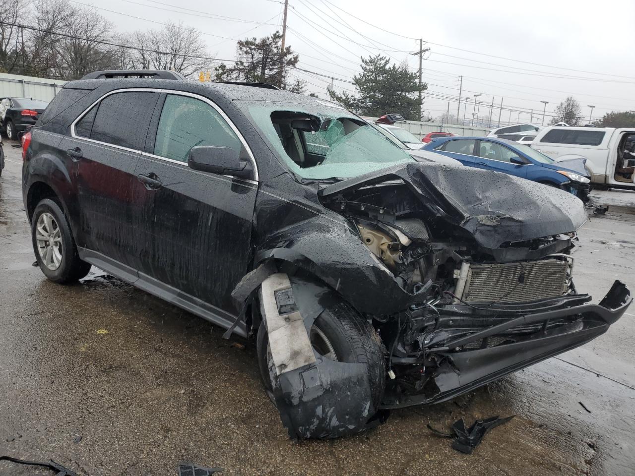 2017 Chevrolet Equinox VIN 2GNALCEK4H6161663 Copart auction photo, all over / undercarriage damage thumbnail 4