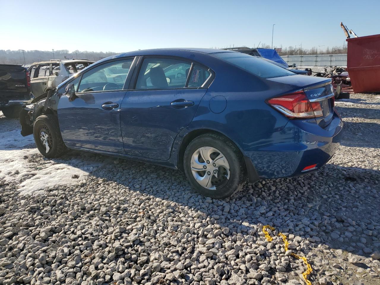 2015 Honda Civic VIN 19XFB2F54FE064514 Copart auction photo, front end damage thumbnail 2
