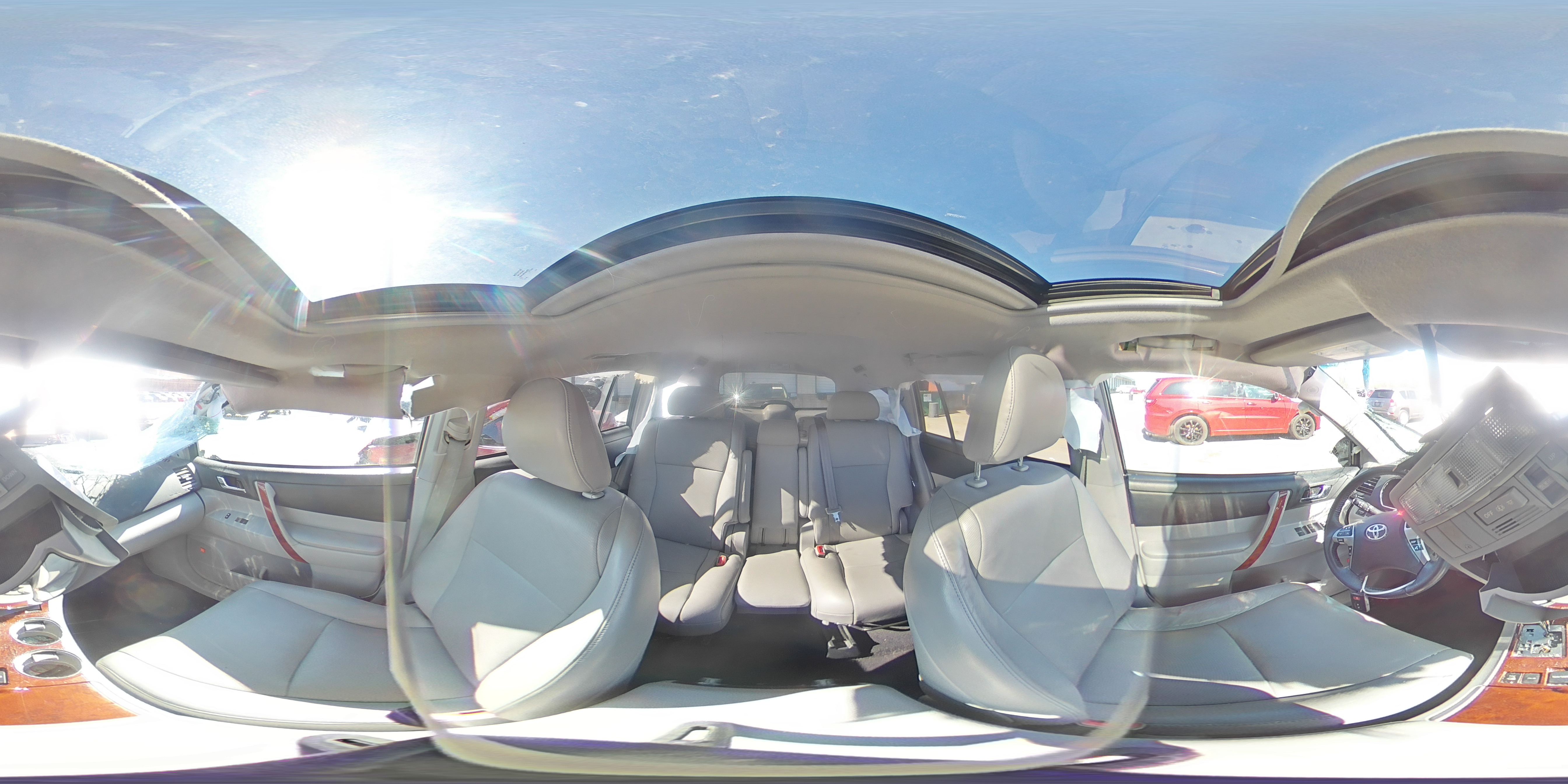2013 Toyota Highlander VIN 5TDDK3EH5DS244192 Copart auction photo, rollover damage thumbnail 13