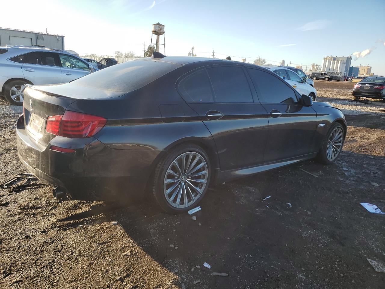 2013 BMW 5er VIN WBAFU7C52DDU68984 Copart auction photo, front end damage thumbnail 3