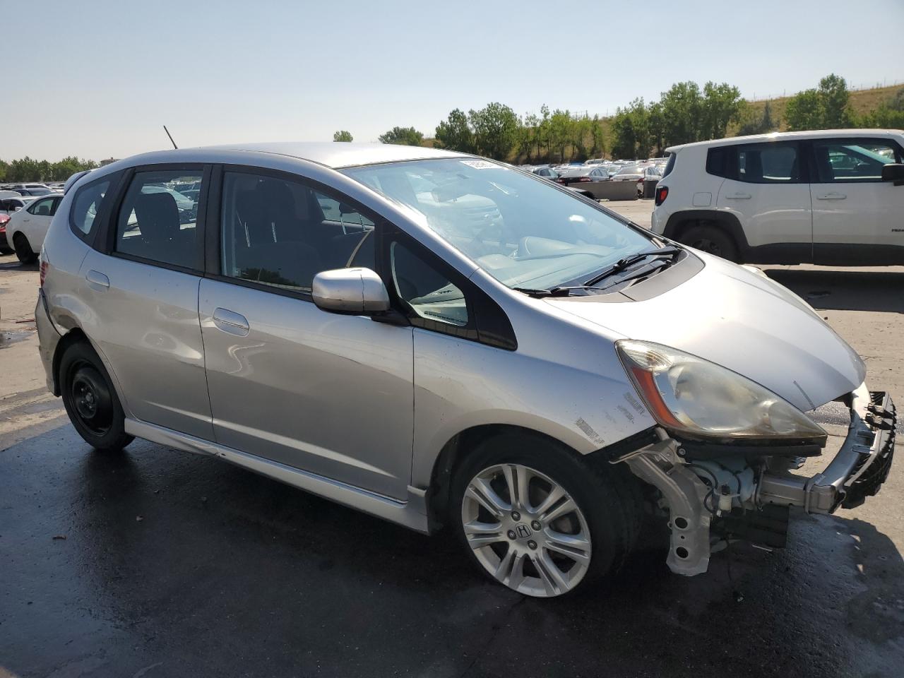 2011 Honda Fit VIN JHMGE8H52BS004989 Copart auction photo, front end / rear end damage thumbnail 4