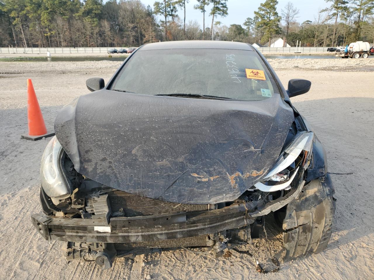 2014 Hyundai Elantra VIN 5NPDH4AE5EH541485 Copart auction photo, front end damage thumbnail 5