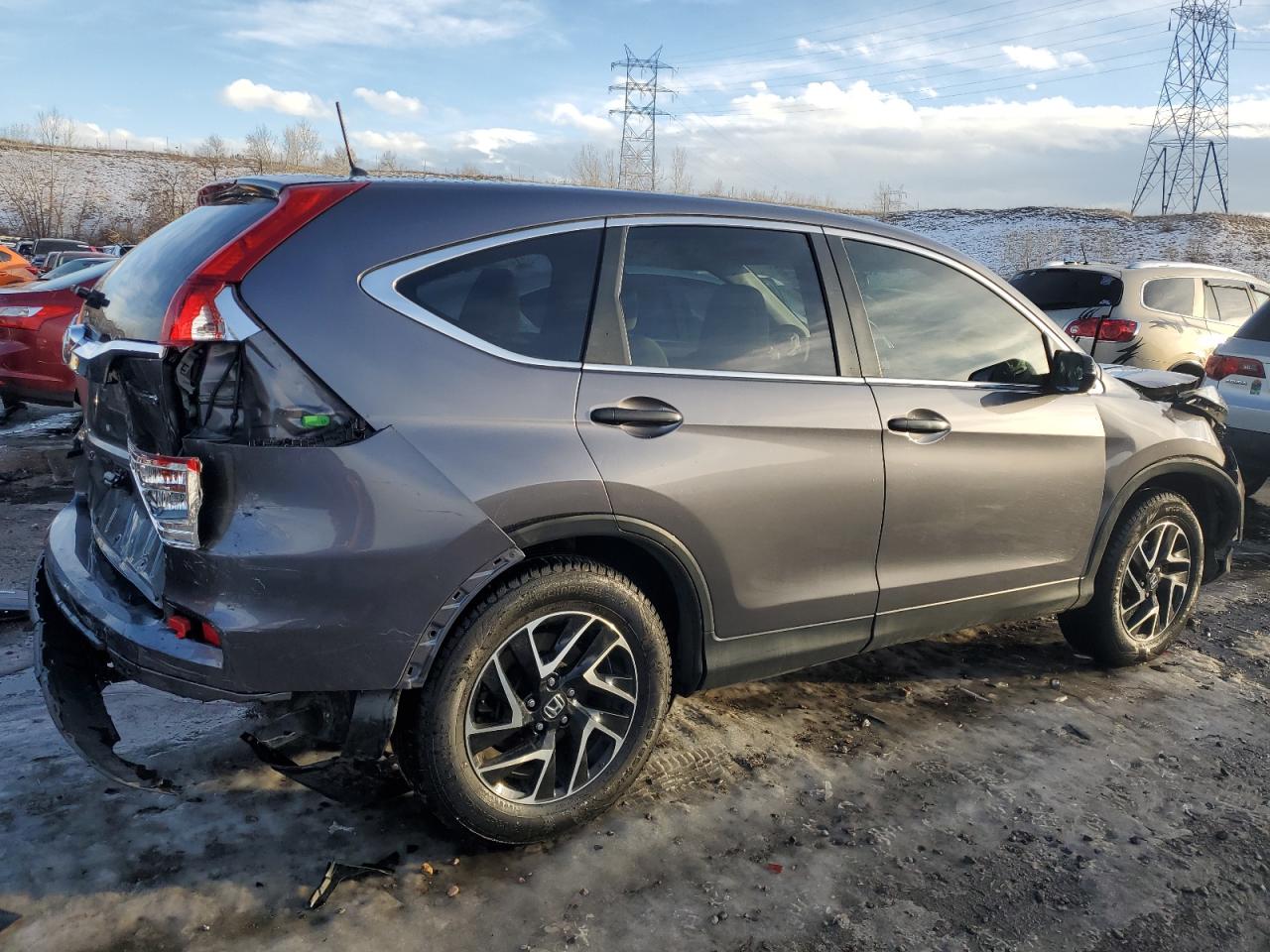 2016 Honda CR-V VIN 2HKRM4H44GH613908 Copart auction photo, front end / rear end damage thumbnail 3