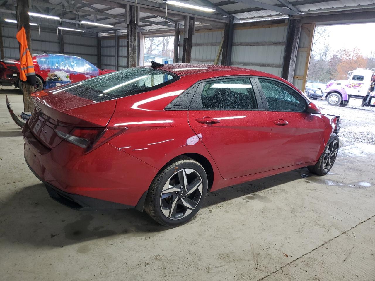 2023 Hyundai Elantra VIN KMHLS4AG7PU427328 Copart auction photo, all over / undercarriage damage thumbnail 3