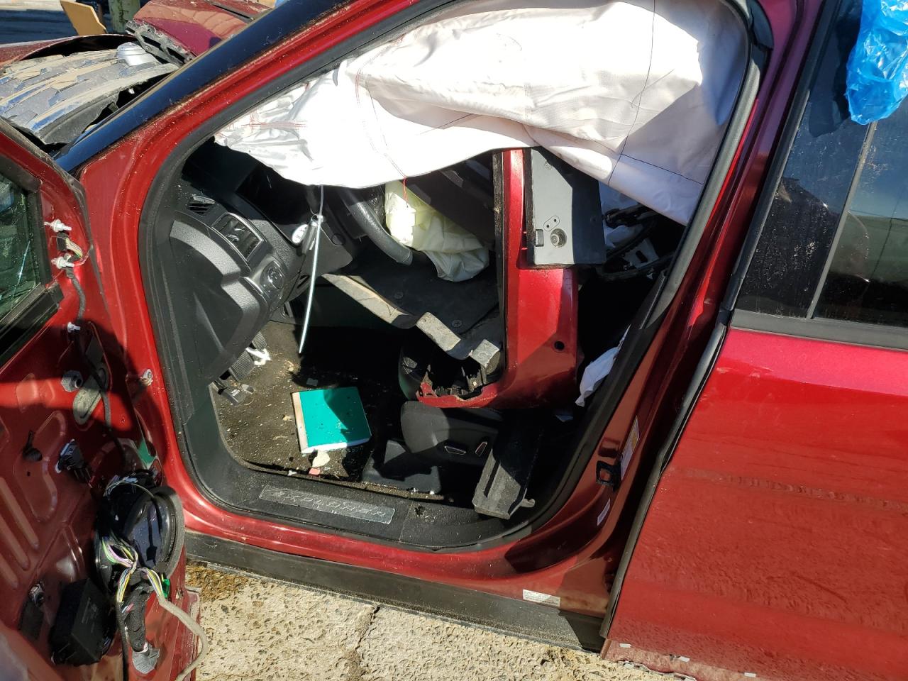 2018 Ford Explorer VIN 1FM5K7FH3JGA93493 Copart auction photo, all over damage thumbnail 7