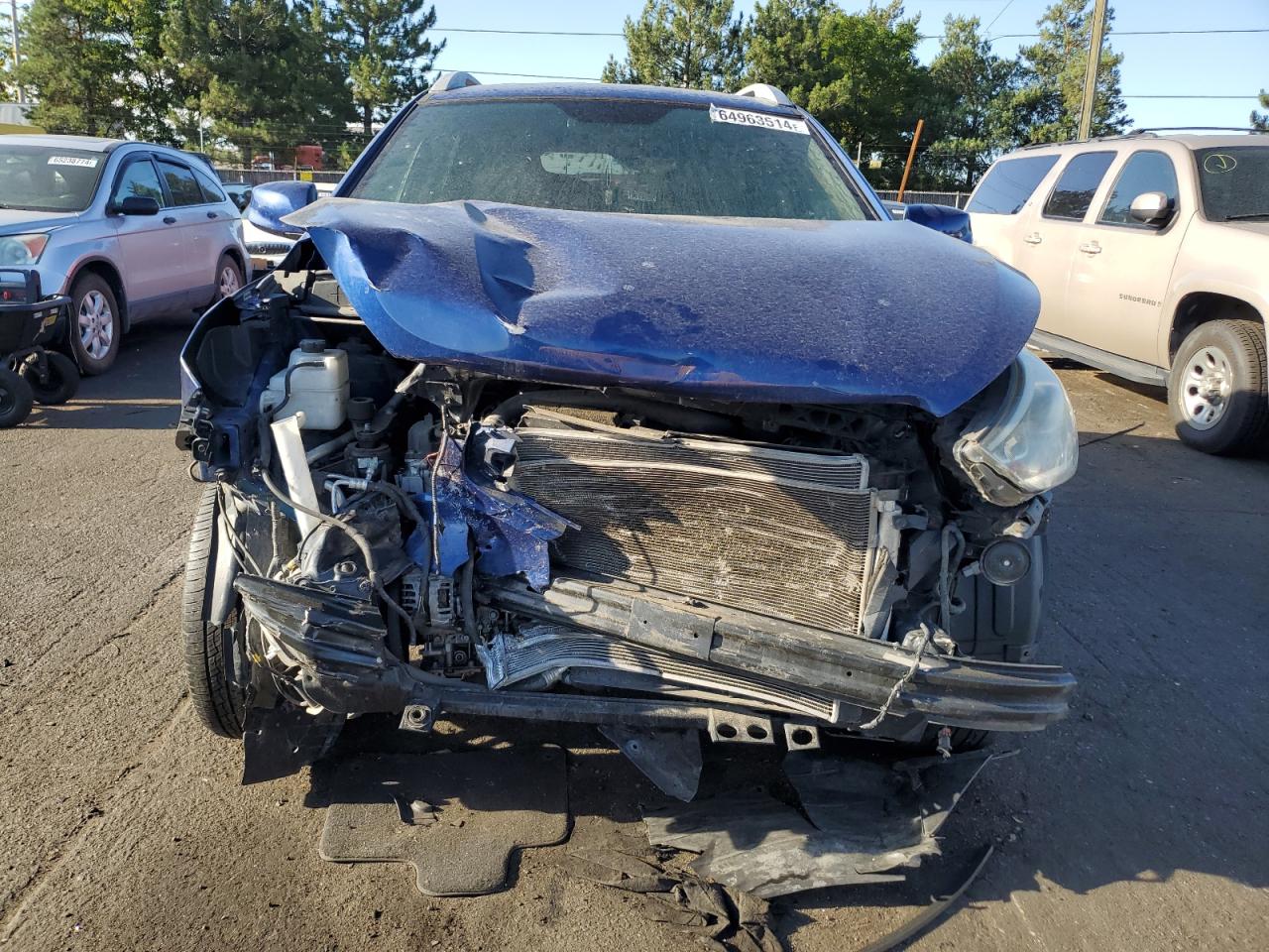2015 Hyundai Tucson VIN KM8JU3AG7FU016313 Copart auction photo, front end damage thumbnail 5