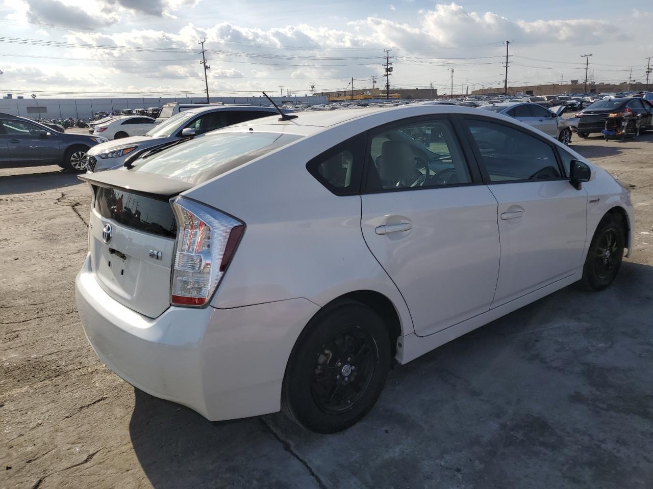 2011 Toyota Prius VIN JTDKN3DU4B5324342 Copart auction photo, vandalism damage thumbnail 3