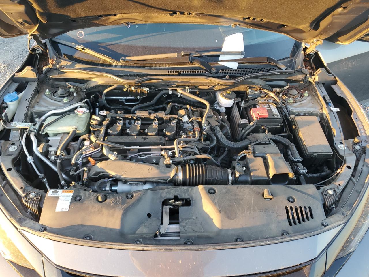 2021 Honda Civic VIN SHHFK7H48MU412595 Copart auction photo, front end damage thumbnail 11