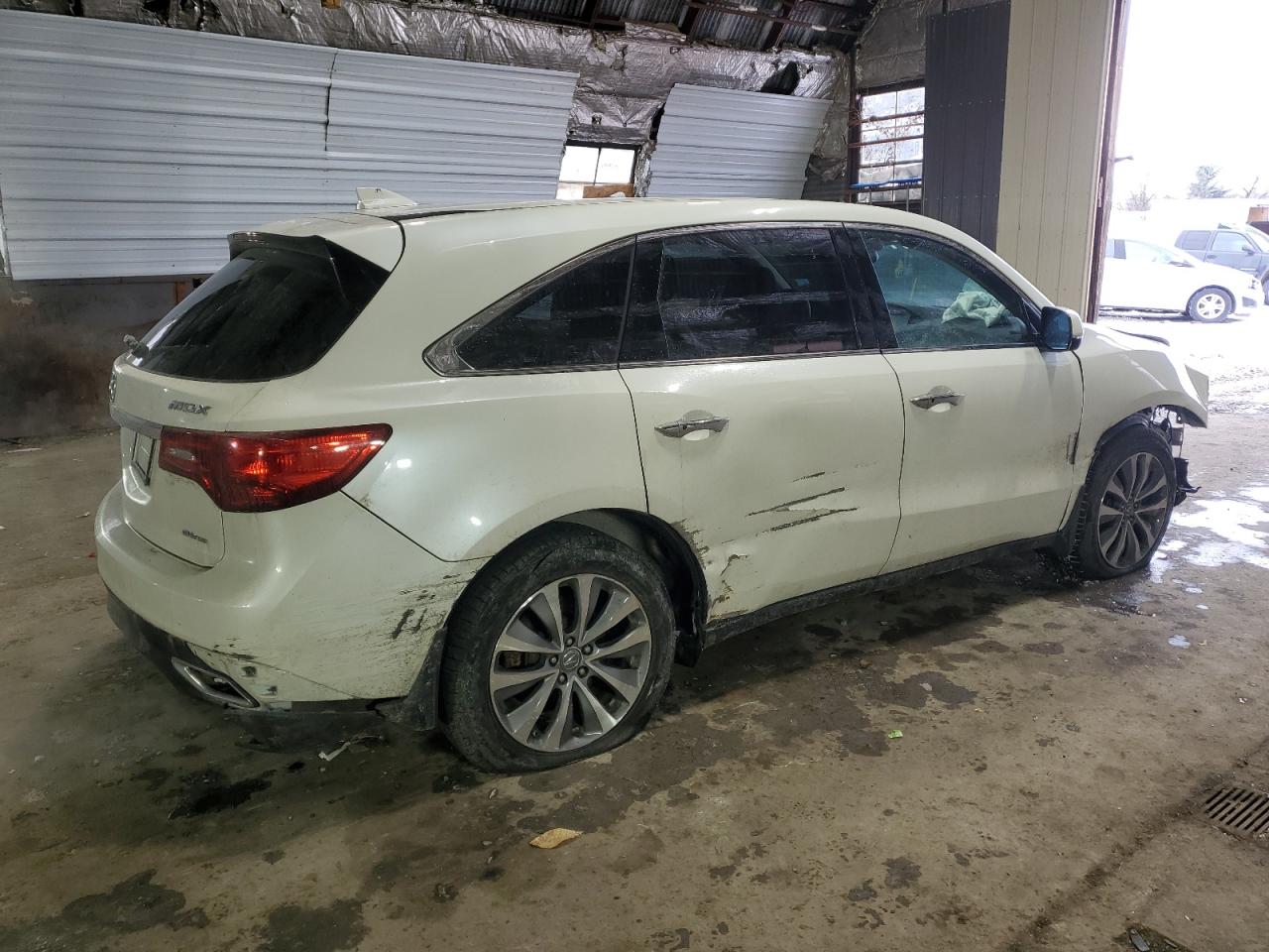 2015 Acura MDX VIN 5FRYD4H46FB029999 Copart auction photo, front end / side damage thumbnail 3
