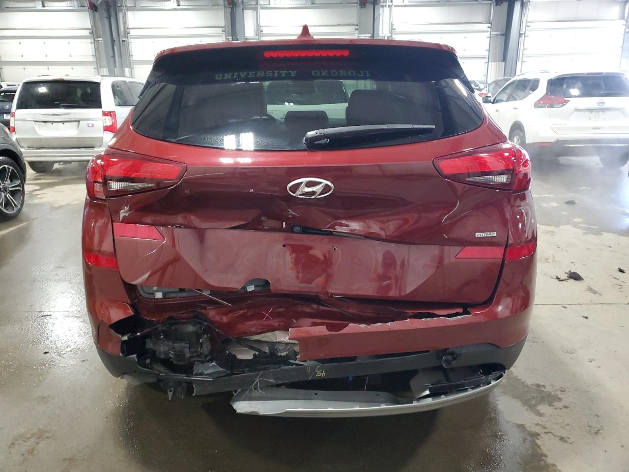 2020 Hyundai Tucson VIN KM8J3CAL0LU215053 Copart auction photo, rear end damage thumbnail 6