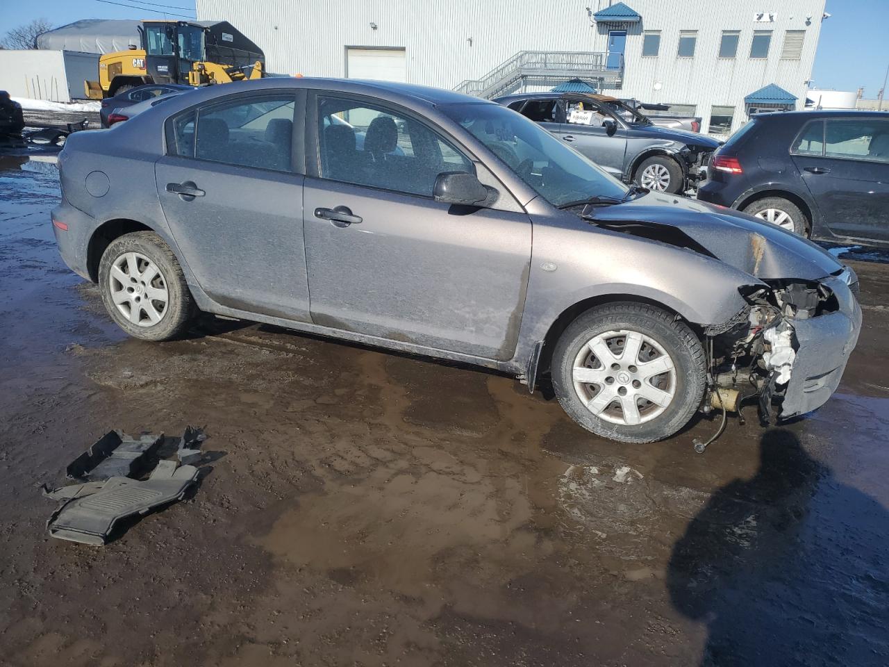 2008 Mazda 3 VIN JM1BK32F281852636 Copart auction photo, front end damage thumbnail 4