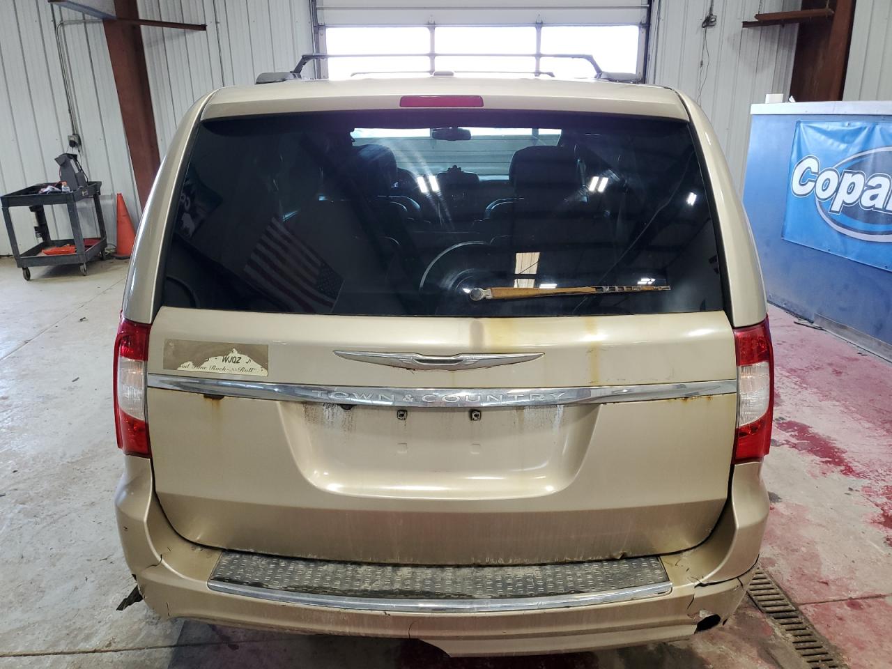 2013 Chrysler Town & Country VIN 2C4RC1BG8DR689246 Copart auction photo, front end damage thumbnail 6