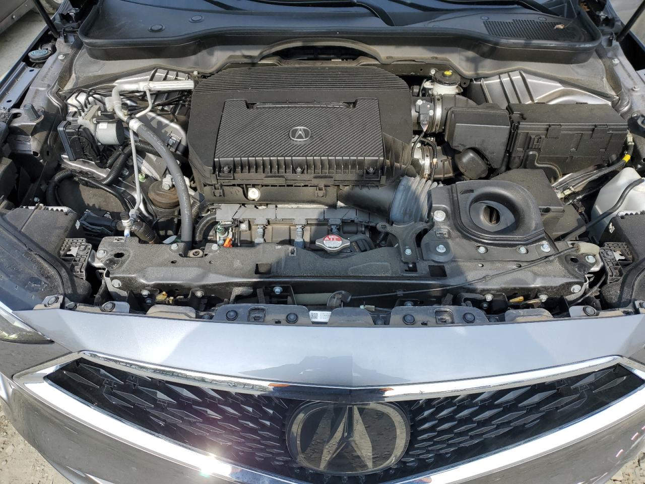 2022 Acura MDX VIN 5J8YE1H45NL014145 Copart auction photo, side / front end damage thumbnail 12