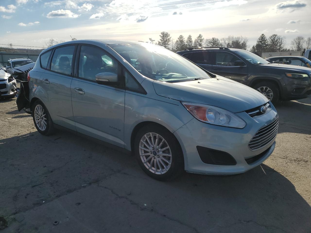 2013 Ford C-MAX VIN 1FADP5AU1DL529107 Copart auction photo, rear end / side damage thumbnail 4