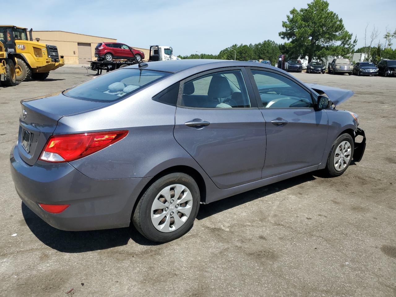 2017 Hyundai Accent VIN KMHCT4AEXHU315023 Copart auction photo, front end damage thumbnail 3