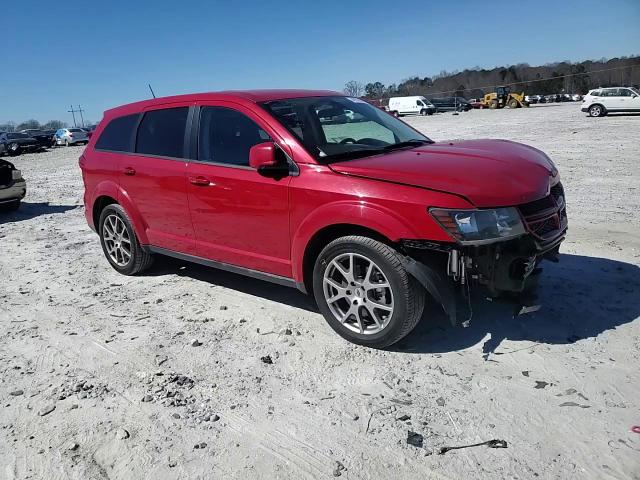 2018 Dodge Journey VIN 3C4PDCEG9JT370281 Copart auction photo, front end / side damage thumbnail 11