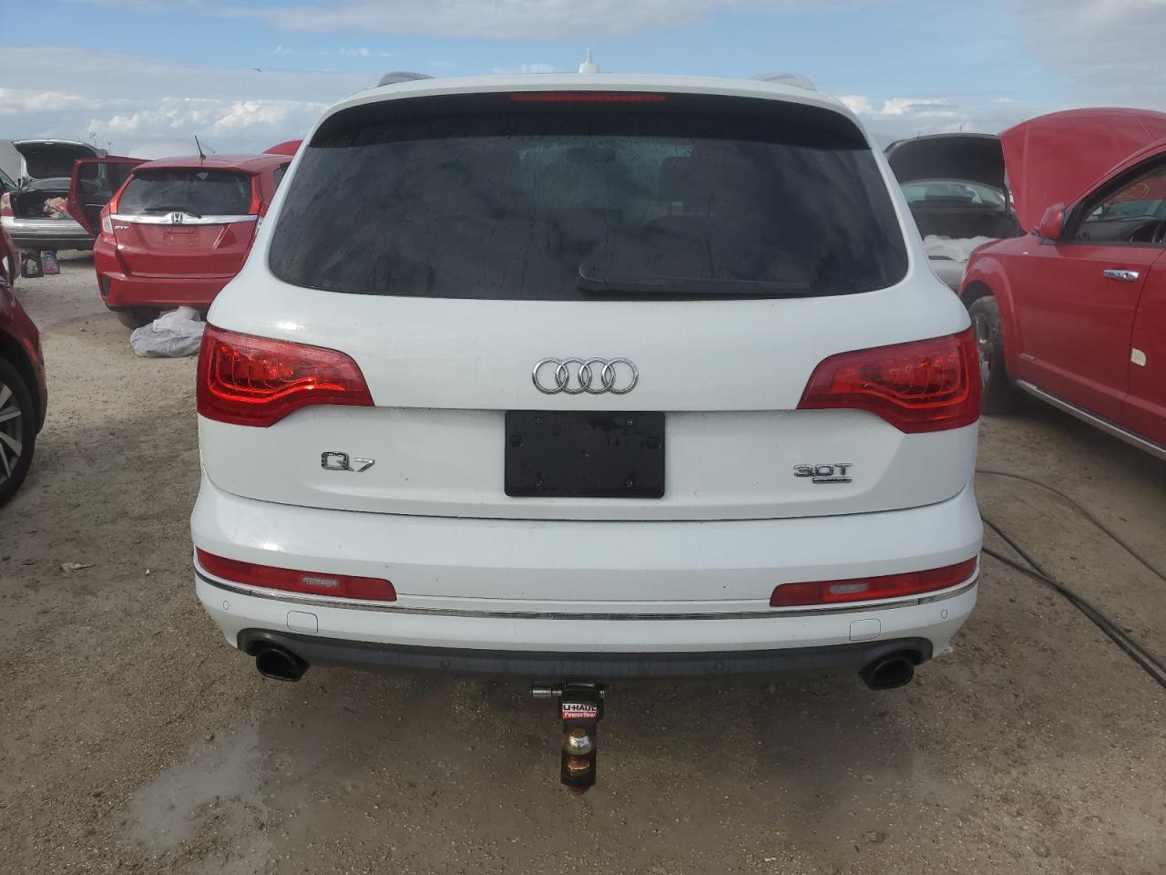 2015 Audi Q7 VIN WA1LGAFE4FD030602 Copart auction photo, water/flood damage thumbnail 6