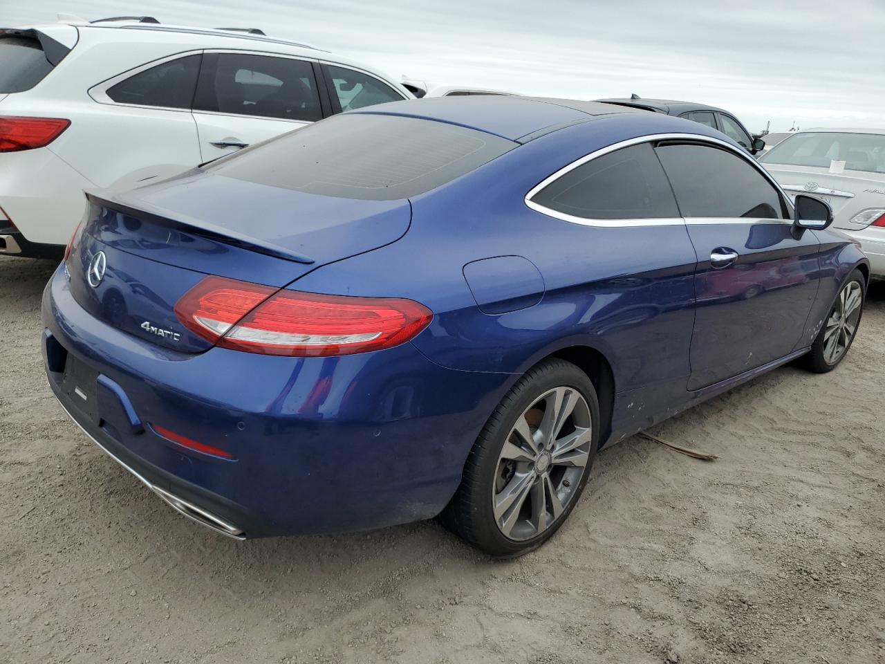 2017 Mercedes-Benz C-klasse VIN WDDWJ4KB0HF361644 Copart auction photo, water/flood damage thumbnail 3