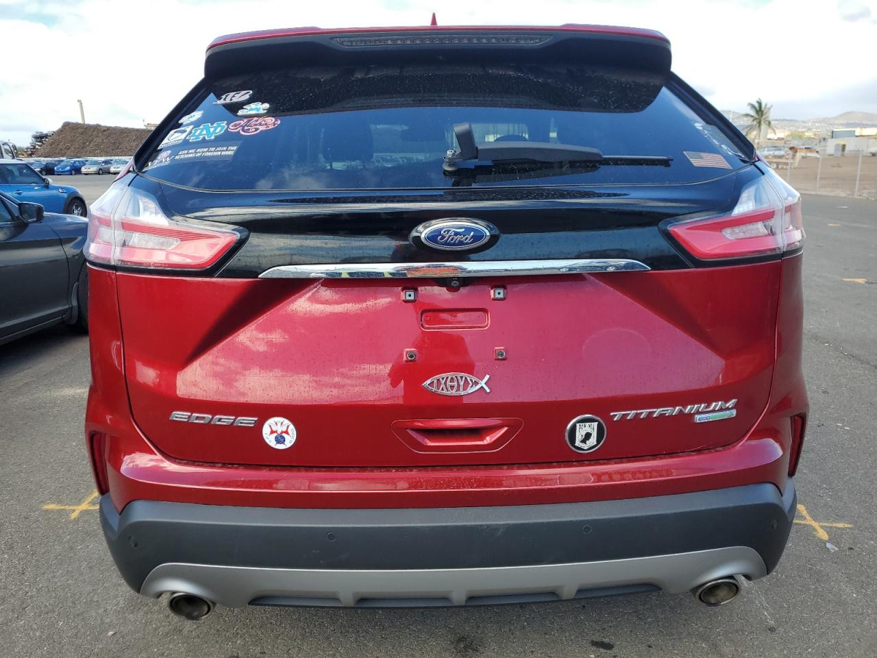 2019 Ford Edge VIN 2FMPK3K92KBB42188 Copart auction photo, front end damage thumbnail 6
