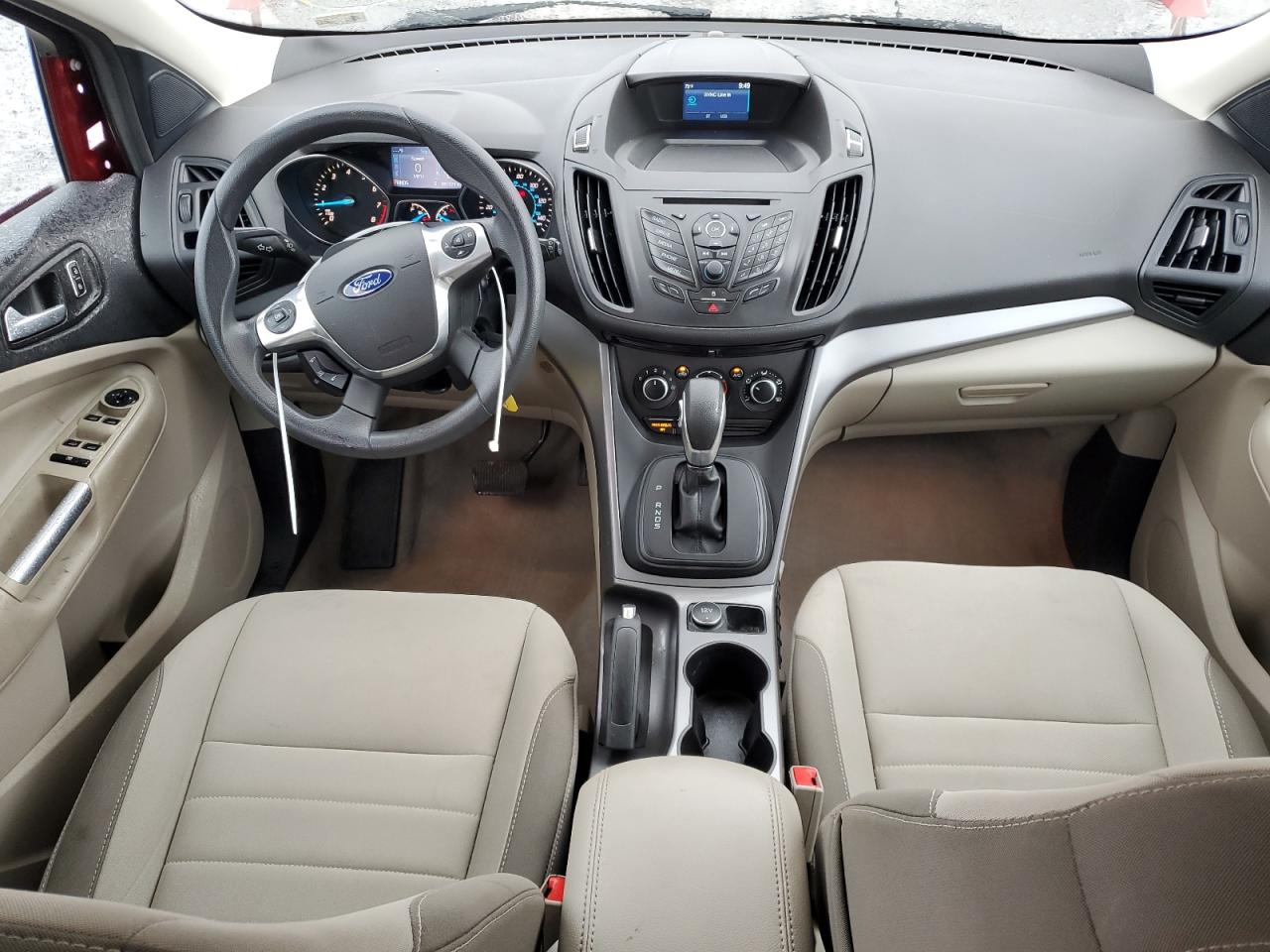 2015 Ford Escape VIN 1FMCU0GXXFUB00513 Copart auction photo, front end / side damage thumbnail 8