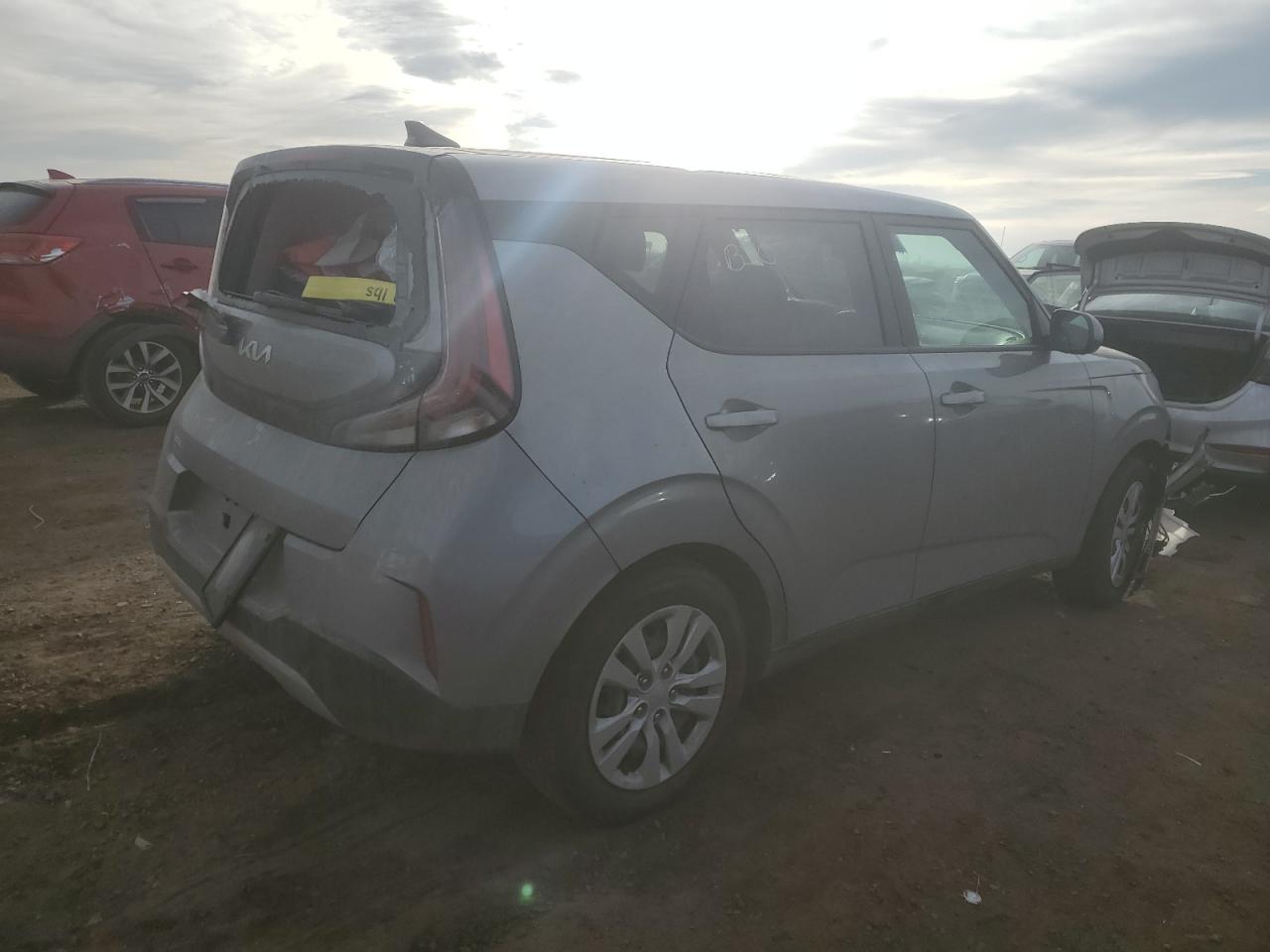 2023 KIA Soul VIN KNDJ23AUXP7862614 Copart auction photo, front end / rear end damage thumbnail 3
