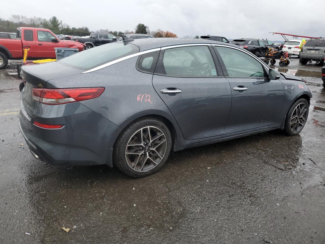 2020 KIA Optima VIN 5XXGT4L37LG443879 Copart auction photo, front end damage thumbnail 3