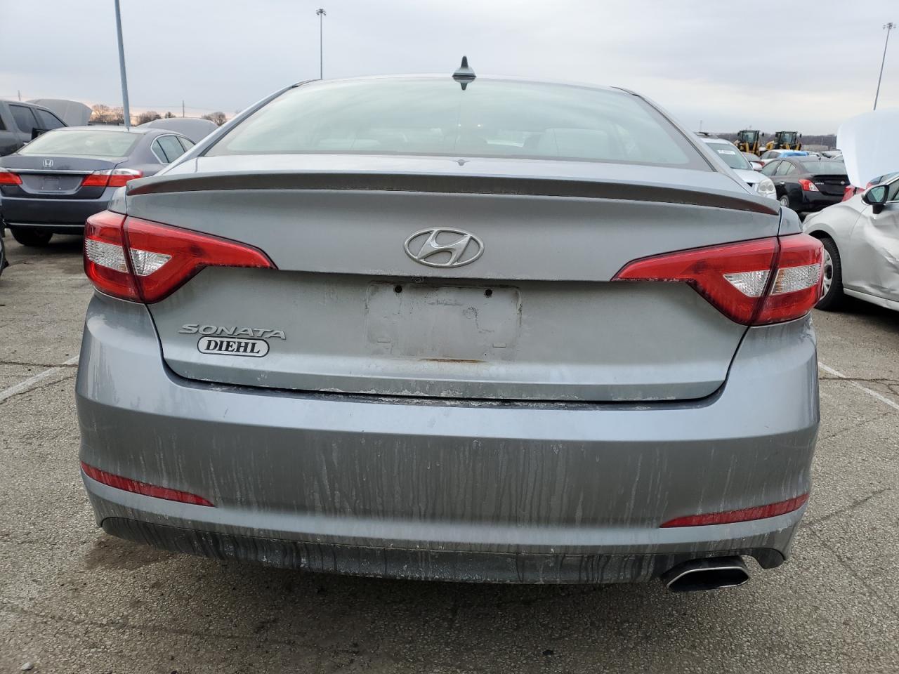 2016 Hyundai Sonata VIN 5NPE24AF9GH420671 Copart auction photo, front end damage thumbnail 6