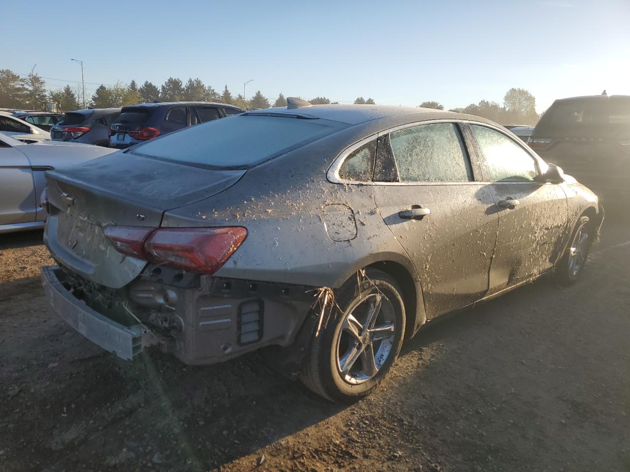 2022 Chevrolet Malibu VIN 1G1ZD5ST5NF179391 Copart auction photo, rear end / front end damage thumbnail 3