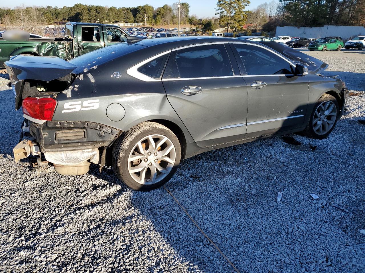 2015 Chevrolet Impala VIN 2G1165S39F9215021 Copart auction photo, rear end / front end damage thumbnail 3