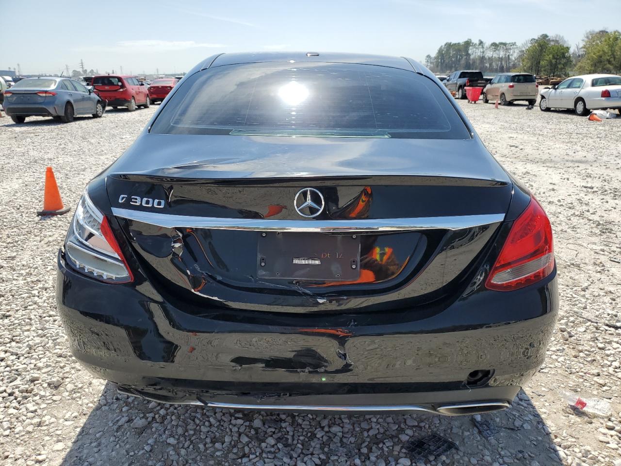 2015 Mercedes-Benz C-klasse VIN 55SWF4JB4FU075745 Copart auction photo, rear end / front end damage thumbnail 6