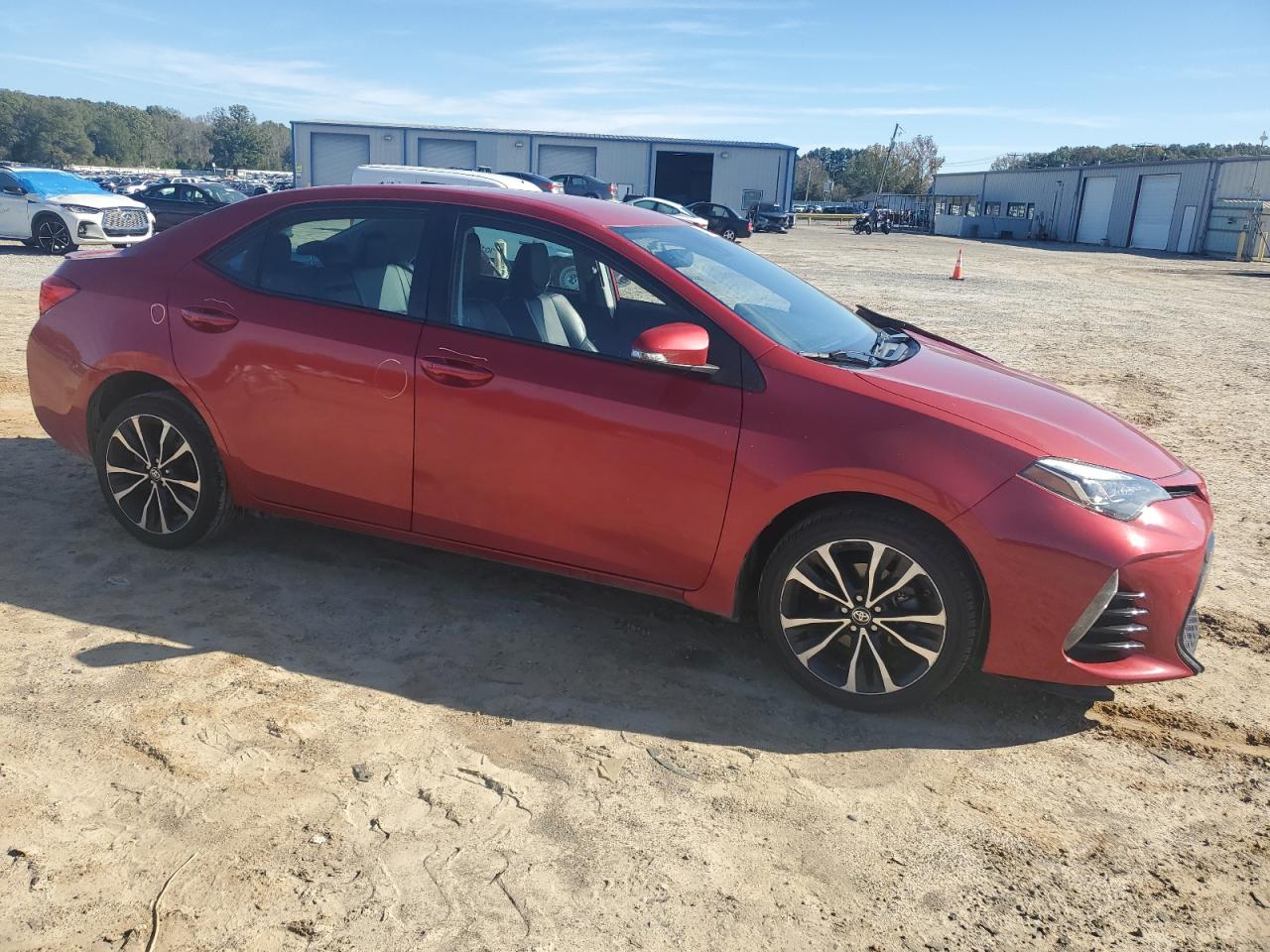2017 Toyota Corolla VIN 5YFBURHE4HP628355 Copart auction photo, front end / all over damage thumbnail 4