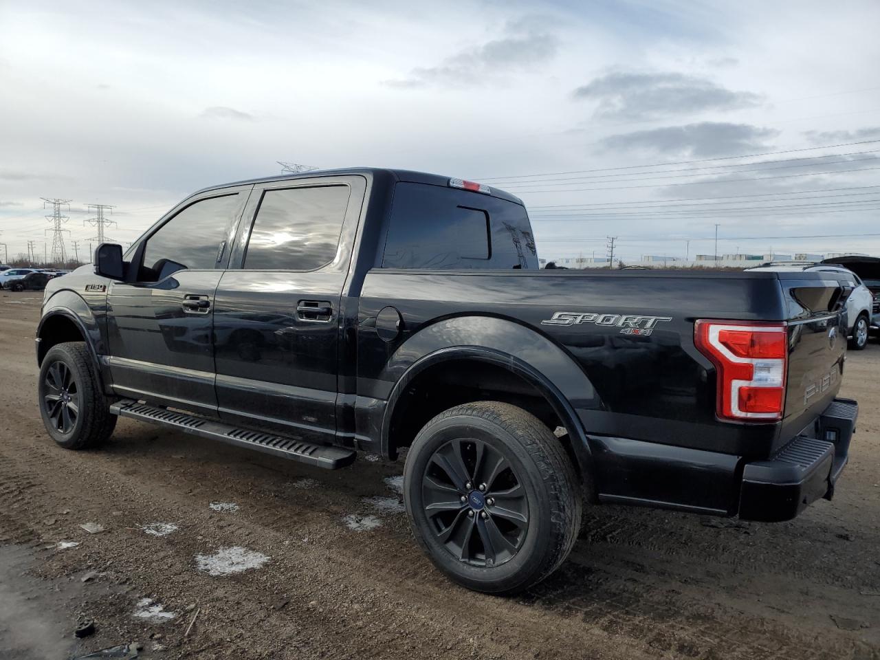 2019 Ford F-150 VIN 1FTEW1EPXKFB35034 Copart auction photo, side / front end damage thumbnail 2